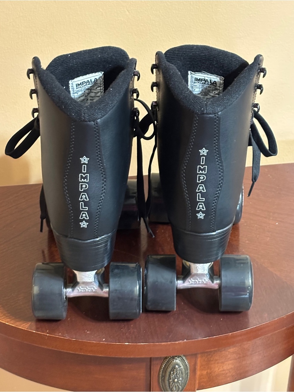 Impala Black Classic Quad Roller Skates Size 7 - Picture 5 of 8